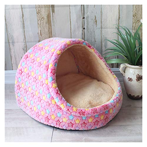 ISCBAFYX Faltbare Hundehütte mit Matte - Gemütliches Bett für kleine bis mittelgroße Hunde und Katzen ISCBAFYX Faltbare Hundehütte mit Matte - Gemütliches Bett für kleine bis mittelgroße Hunde und Katzen von ISCBAFYX