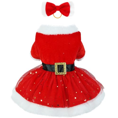 Weihnachtskleid, Haustier-Weihnachtskostüm, Welpen, Tüllkleid, Hundekleidung für kleine und mittelgroße Hunde, Katzen, Mädchen, roter Samt, Hunderock, Weihnachtsmann-Outfit, Weihnachtskleidung, Weihnachtskleid, Haustier-Weihnachtskostüm, Welpen, Tüllkleid, Hundekleidung für kleine und mittelgroße Hunde, Katzen, Mädchen, roter Samt, Hunderock, Weihnachtsmann-Outfit, Weihnachtskleidung, von ISDULA