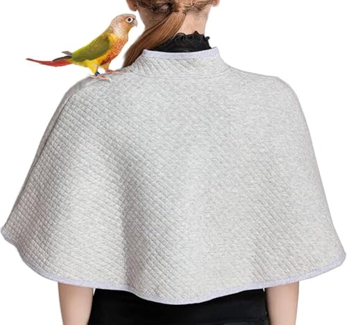 Kratzfester Schulterschutz für Papageien, Baumwolle, Vogelwindel, Anzug, Urinierpolster, Windel, Kotschal, für kleine, mittelgroße Nymphensittiche, Aras, Lovebirds Finken, Sittiche von ISMARTEN