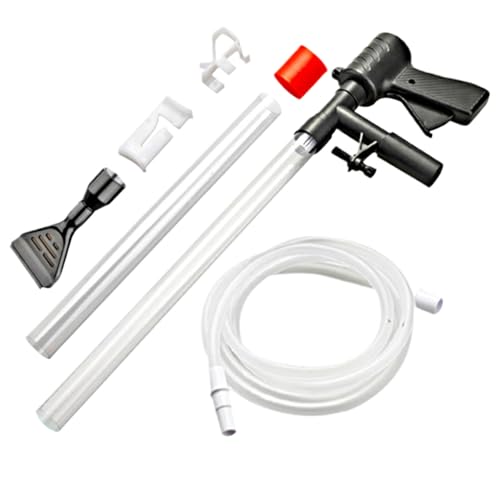 ISOYTERO Fischtankreiniger Pneumatischer Aquariumreiniger Mehrzweck Aquarium Siphon Professionelles Vakuum für Kieswasseraustauschalgen Entfernung Fischtank von ISOYTERO