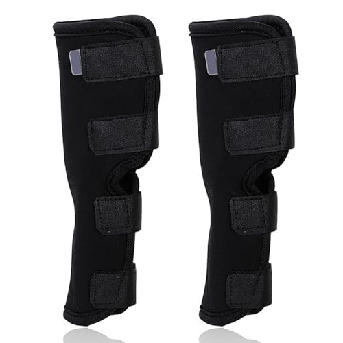 ISOYTERO Hundeknieklammer 2pcs Neopren Hundebein Beinbrace Schutzband mit 4 Befestigungsband weiche elastische Stoßdämpfer Wärmeknie für Hunde ISOYTERO Hundeknieklammer 2pcs Neopren Hundebein Beinbrace Schutzband mit 4 Befestigungsband weiche elastische Stoßdämpfer Wärmeknie für Hunde von ISOYTERO