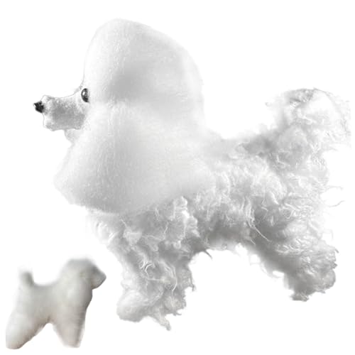 ISOYTERO Hundeperücke zum Wickeln der Pflegepraxis Weiches verdickte Hundehaare Auslösende Pflegezubehör für PROMEER Profession, NO Model (Poodle) Perücke von ISOYTERO