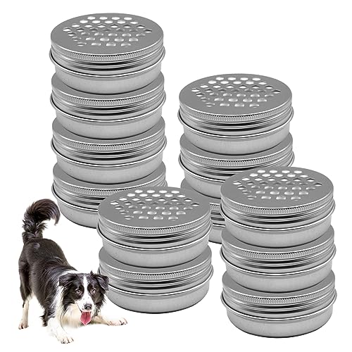 ISOYTERO Hundetraining Kit 12PCS Aluminium Hundetraining Ausrüstung Nasengeruchsbehälter Arbeit Kit für Hunde Dosen für Hunde von ISOYTERO