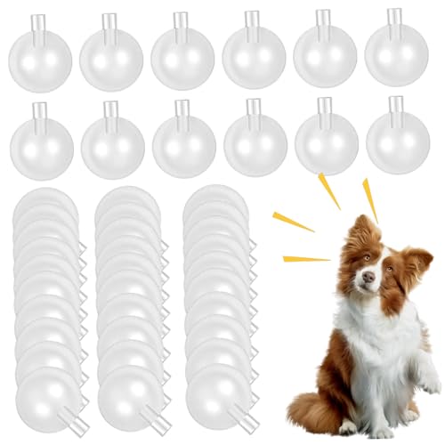 ISOYTERO Quietscher 50pcs 27mm Ersatz Spielzeug Squeaker transparenter Geräuschhersteller Einsetzen Sie runde Reparatur für Hundetays Dolls Baby Spielzeug von ISOYTERO
