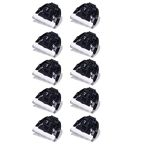 ISTOVO 10X Tier Haar Schneid Kopf Keramik Klinge Kompatibel mit CP3100 3180 7800 7900 8000 Grooming Clipper Messern von ISTOVO