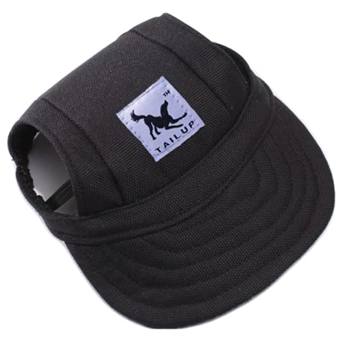 ITODA Baseballmütze Kleine Hunde Hundecap mit Ohrlöchern Basecap Sommer Baseballkappe Verstellbar Hundehut Welpen Hundemütze Sport Kappe Sonnenschutz Sonnenhut Katze Mütze Haustier Cap Outdoor von ITODA