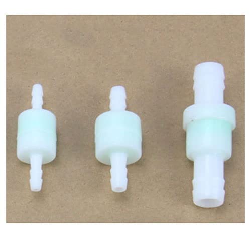 ITTRUH Rohrleitungsfilter, Inline-Maschensieb, 5 Stück/Los Wasserölfilter Luftfiltration Aquariumfiltration Schlauchkupplung for 3-12 mm Schlauchfilterventil(White 4mm) von ITTRUH