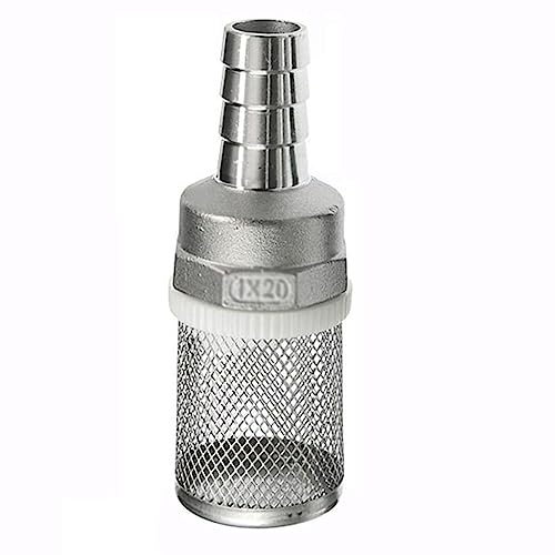 ITTRUH Rohrleitungsfilter, Inline-Maschensieb, Wasserfilterspender, 1-teiliger Schlauchfilter, Gartenbewässerungsrohr, Autowaschpumpe, Edelstahlfilternetz, Maschenwasserfilter(25mm) von ITTRUH