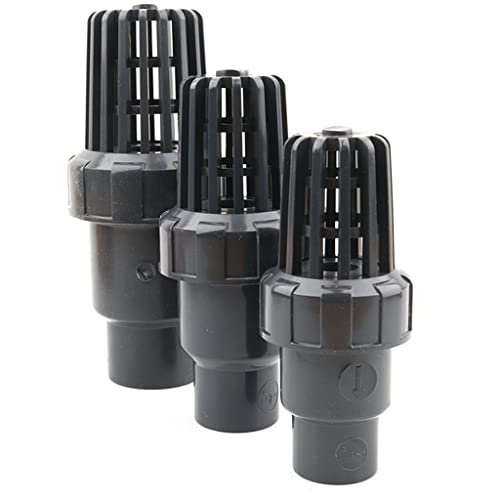 ITTRUH Rohrleitungsfilter, Inline-Maschensieb, Wasserfilterspender, Wasserfilter mit Bodenventil, Wassereinlass-/-auslassfilter for Wasserpumpen, PVC-Rückschlagventil for Aquarientanks, 1 Stück(40mm) von ITTRUH