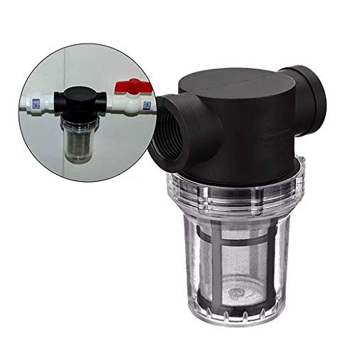 Rohrleitungsfilter, Inline-Maschensieb, 1 Stück, Wasserpumpenfilter, Bewässerungs-Hochdurchfluss-Rohrleitungsfilter, Gartenanschlüsse, 40 Maschen(1l2 inch) von ITTRUH