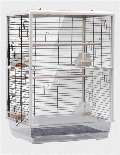 Professioneller Vogelkäfig für Haustiere, Vogelträger, Gartendekoration, Vogelhäuschen, großer Metall-Vogelkäfig mit offener Oberseite für Wellensittiche, Grünwangen-Kanariensittiche, Nymphensittiche, Professioneller Vogelkäfig für Haustiere, Vogelträger, Gartendekoration, Vogelhäuschen, großer Metall-Vogelkäfig mit offener Oberseite für Wellensittiche, Grünwangen-Kanariensittiche, Nymphensittiche, von IUBGFTO