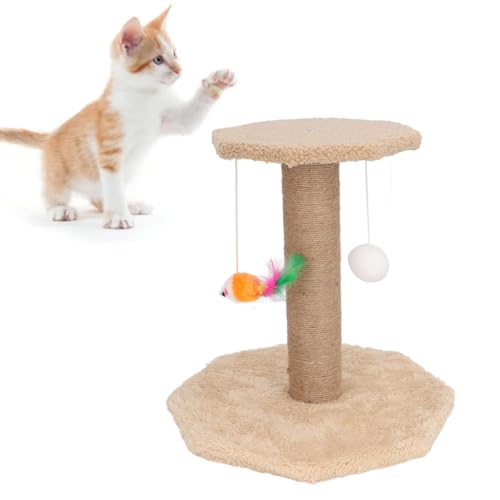 Katzenkratzbaum, Sisal-Kratzbäume mit Hängendem Ball, Spielzeug, Schützende Möbel, Katzenkratzpad, Interaktiver Kätzchen-Kletterkratzer für Katzen und Kätzchen Im Innenbereich Katzenkratzbaum, Sisal-Kratzbäume mit Hängendem Ball, Spielzeug, Schützende Möbel, Katzenkratzpad, Interaktiver Kätzchen-Kletterkratzer für Katzen und Kätzchen Im Innenbereich von IUIBMI