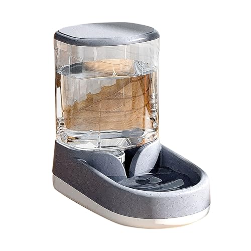 Vollautomatischer Wasserspender für Haustiere mit Eckwasserspender und großem Fassungsvermögen, geeignet für kleine und mittelgroße Katzen und Hunde Katzen Trinkbrunnen Edelstahl (Grey, 28X27X17cm) Vollautomatischer Wasserspender für Haustiere mit Eckwasserspender und großem Fassungsvermögen, geeignet für kleine und mittelgroße Katzen und Hunde Katzen Trinkbrunnen Edelstahl (Grey, 28X27X17cm) von IUNSER