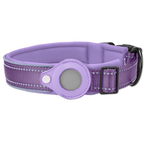 IUOUTG Flugetikett Hundehalsbänder Für Kleine Hunde Reflektierende Airtag Haustier Katze Positionierung Halsband Mit von IUOUTG
