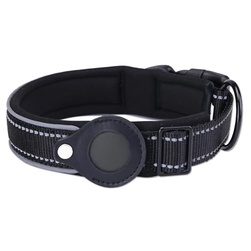 IUOUTG Flugetikett Hundehalsbänder Für Kleine Hunde Reflektierende Airtag Haustier Katze Positionierung Halsband Mit von IUOUTG