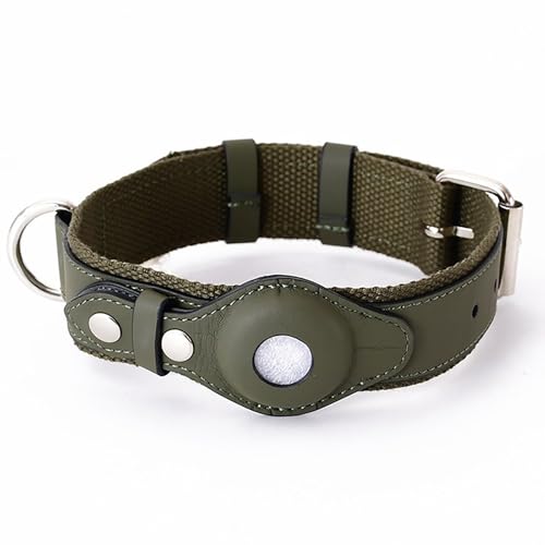 IUOUTG Flugetikett Hundehalsband Weiches Leder Haustier Halsband Mit Metallschnalle Bieten Schutz Für Kleine Mittlere Und Große Hunde von IUOUTG