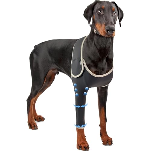 IUOUTG Hund Erholung Bein Ärmel, Atmungsaktive Erholung Abdeckung Für Hunde, Haustiere Ärmel Anti Lecken Wunden & Ellenbogen Schutz, Um Infektion Zu Verhindern von IUOUTG