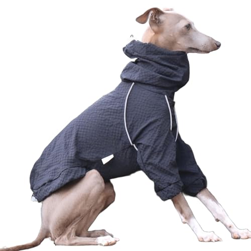 IUOUTG Hundeleichter Jacke Windbreaker, Rollkragenpet Haustier Outdoor Sportjacke, wasserdichte Italienische Windhundmantel Whippet -Kleidung Für Hunde IUOUTG Hundeleichter Jacke Windbreaker, Rollkragenpet Haustier Outdoor Sportjacke, wasserdichte Italienische Windhundmantel Whippet -Kleidung Für Hunde von IUOUTG