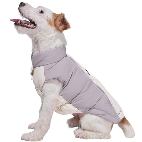 IUOUTG Kleiner Hund Wintermantel, Winddichte Warme Hunde Jacke Mit Leine Loch & Reißverschluss Reflektierende Verdickte Welpen Mantel Für Kaltes Wetter IUOUTG Kleiner Hund Wintermantel, Winddichte Warme Hunde Jacke Mit Leine Loch & Reißverschluss Reflektierende Verdickte Welpen Mantel Für Kaltes Wetter von IUOUTG