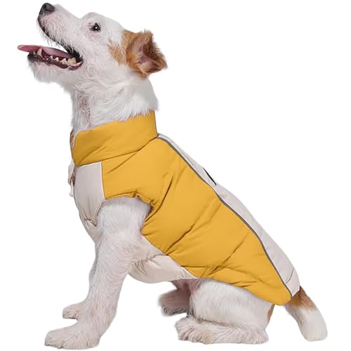 IUOUTG Kleiner Hund Wintermantel, Winddichte Warme Hunde Jacke Mit Leine Loch & Reißverschluss Reflektierende Verdickte Welpen Mantel Für Kaltes Wetter IUOUTG Kleiner Hund Wintermantel, Winddichte Warme Hunde Jacke Mit Leine Loch & Reißverschluss Reflektierende Verdickte Welpen Mantel Für Kaltes Wetter von IUOUTG
