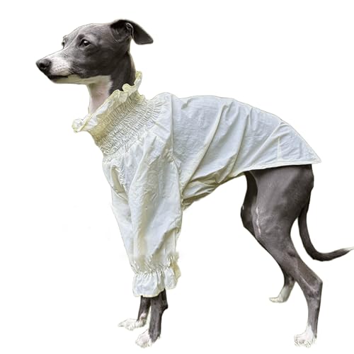 IUOUTG Leichte Hund Kühlung Shirts, Sonnenschutz Italienischer Greyhound Spitze Trim Mantel, Whippet Kleidung Für Den Sommer Outdoor Tragen von IUOUTG