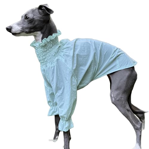 IUOUTG Leichte Hund Kühlung Shirts, Sonnenschutz Italienischer Greyhound Spitze Trim Mantel, Whippet Kleidung Für Den Sommer Outdoor Tragen von IUOUTG