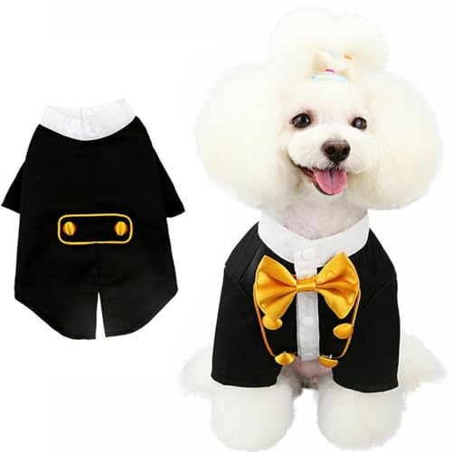 IUOUTG Mode Hund Smoking Anzug, Formelle Haustier Hochzeit Kleidung Mit Krawatte, Designer Welpen Geburtstag Outfit Katze Smoking Für Besondere Anlässe IUOUTG Mode Hund Smoking Anzug, Formelle Haustier Hochzeit Kleidung Mit Krawatte, Designer Welpen Geburtstag Outfit Katze Smoking Für Besondere Anlässe von IUOUTG