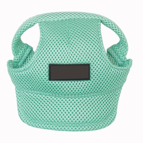 IUOUTG Nette Haustier Katzen Hunde Sonnenhüte Einstellbare Seilschnalle Exposed Ohr Welpen Visier Baseball Hut Für Kleine Bis Mittlere Outdoor Sonnenschutz von IUOUTG