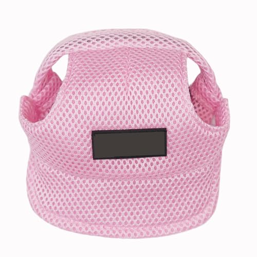 IUOUTG Nette Haustier Katzen Hunde Sonnenhüte Einstellbare Seilschnalle Exposed Ohr Welpen Visier Baseball Hut Für Kleine Bis Mittlere Outdoor Sonnenschutz von IUOUTG