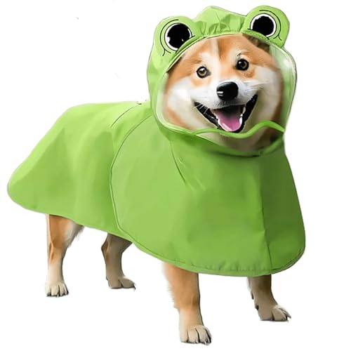 IUOUTG Niedliche Hund Regenmantel Kapuze Wasserdicht, Verstellbare Haustier Wasserdicht Regenjacke Mit Bauchschutz Für Kleine Mittlere Große Hunde IUOUTG Niedliche Hund Regenmantel Kapuze Wasserdicht, Verstellbare Haustier Wasserdicht Regenjacke Mit Bauchschutz Für Kleine Mittlere Große Hunde von IUOUTG