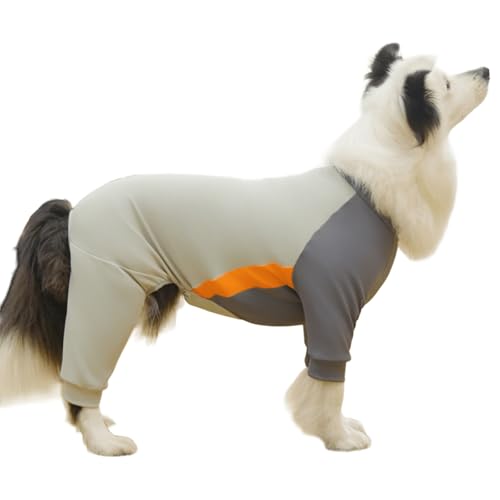 IUOUTG Onesie Für Hund Nach Der Chirurgie, Hund Erholung Anzug, Haustier Körperanzüge Nach Der Chirurgie, Haustiere Neuter Shirt Cone Alternativen Verhindern Abgießen von IUOUTG