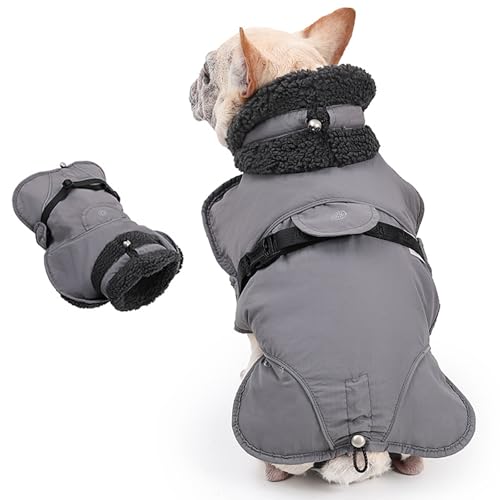 IUOUTG Reflektierender Warmer Hundemantel Für Große Hunde, Schildkröte Hals Winter Haustier Jacke Mit Fleece Futter, Haustier Snowsuit Weste Für Greyhound Whippet Kleidung IUOUTG Reflektierender Warmer Hundemantel Für Große Hunde, Schildkröte Hals Winter Haustier Jacke Mit Fleece Futter, Haustier Snowsuit Weste Für Greyhound Whippet Kleidung von IUOUTG