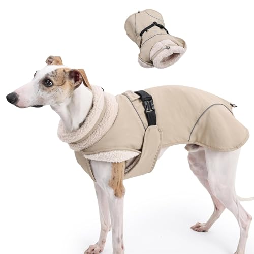 IUOUTG Reflektierender Warmer Hundemantel Für Große Hunde, Schildkröte Hals Winter Haustier Jacke Mit Fleece Futter, Haustier Snowsuit Weste Für Greyhound Whippet Kleidung IUOUTG Reflektierender Warmer Hundemantel Für Große Hunde, Schildkröte Hals Winter Haustier Jacke Mit Fleece Futter, Haustier Snowsuit Weste Für Greyhound Whippet Kleidung von IUOUTG