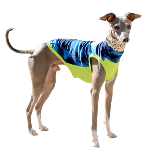 IUOUTG Sommer Ärmelloses Hund T-Shirt, Leichtes Und Atmungsaktives Sonnenschutz Hund Tank Tops Für Italienischen Greyhound Und Whippet von IUOUTG