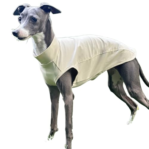 IUOUTG Sommer Kühlung Hund T-Shirt Für Italienischen Greyhound, Schnell Trocknende Dünne Sportweste, Weiche Atmungsaktive Baumwolle Hund Tank Tops Für Whippets von IUOUTG