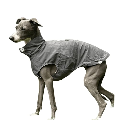 IUOUTG Sonnenschutz Hund Shirt, Sommer Cool Light Jacke Mit Reißverschluss, Schnelltrocknen Ärmelloses Dünnes T-Shirt Für Greyhound von IUOUTG