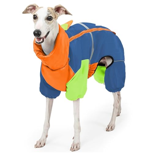 IUOUTG Turtleneck Full Body Hundemantel, Winddichte Winter Hunde Jacke Mit Reißverschluss, Warme Haustier Oberbekleidung Mit Leine Loch, Greyhound Whippet Kleidung Für Kaltes Wetter IUOUTG Turtleneck Full Body Hundemantel, Winddichte Winter Hunde Jacke Mit Reißverschluss, Warme Haustier Oberbekleidung Mit Leine Loch, Greyhound Whippet Kleidung Für Kaltes Wetter von IUOUTG