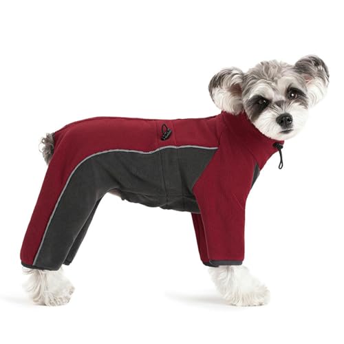 IUOUTG Warm Hunde Winter -Onesie Jumpsuit, Weicher Pullover Haustier -Pyjamas Mit Verstellbarem Kordelzug Und Langen Ärmel, Gemütliche Hundemantel -Jammies Für Kleine Mittelgroße Hunde IUOUTG Warm Hunde Winter -Onesie Jumpsuit, Weicher Pullover Haustier -Pyjamas Mit Verstellbarem Kordelzug Und Langen Ärmel, Gemütliche Hundemantel -Jammies Für Kleine Mittelgroße Hunde von IUOUTG