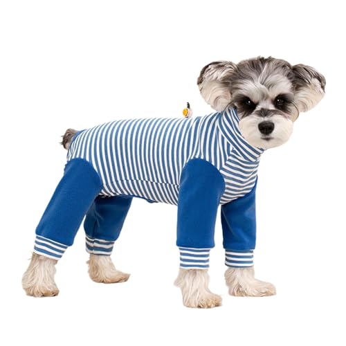 IUOUTG Warm Hunde Winter -Onesie -Overall Für Chirurgische Genesung, Weicher Pullover Pet Pyjamas Bodysuit Mit Verstellbarem Kordelkordel Und Langarm, Gemütliche Hundemantel von IUOUTG