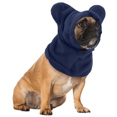 IUOUTG Winter Hund Hüte Ruhige Ohren Für Hunde, Warme Welpen Beruhigende Ohr Muffs Hut, Winddichte Haustier Cap Ohrbedeckungen Für Kaltes Wetter Kopf Hals Wärmer von IUOUTG