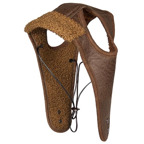 IUOUTG Winter Hundehüt Mit Ohrlöchern, Warm Fleece Aviator Hut Für Kleine Mittlere Große Hunde Winddichte Kaltes Wetter Welpen Cap Für Outdoor Walking von IUOUTG