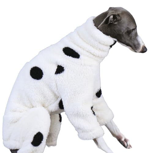 IUOUTG Winter Warm Fleece Hund Jumpsuit, Turtleneck Vollkörper Haustier Pyjamas Für Italienischen Greyhound, Whippet Outfits Für Kleine Mittlere Große Hunde IUOUTG Winter Warm Fleece Hund Jumpsuit, Turtleneck Vollkörper Haustier Pyjamas Für Italienischen Greyhound, Whippet Outfits Für Kleine Mittlere Große Hunde von IUOUTG