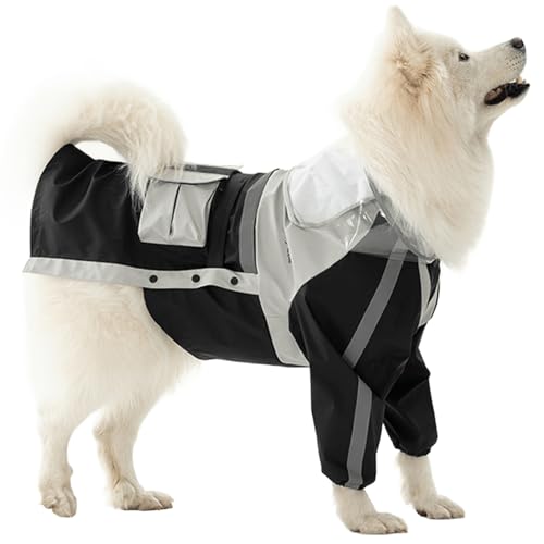 IUOUTG wasserdichte Hund Regenjacke Für Große Hunde, Leichte Haustier Regenmantel Haustier Regen Mit Reflektierenden Gurten Haustier Kleidung Kleidung Für Outdoor IUOUTG wasserdichte Hund Regenjacke Für Große Hunde, Leichte Haustier Regenmantel Haustier Regen Mit Reflektierenden Gurten Haustier Kleidung Kleidung Für Outdoor von IUOUTG
