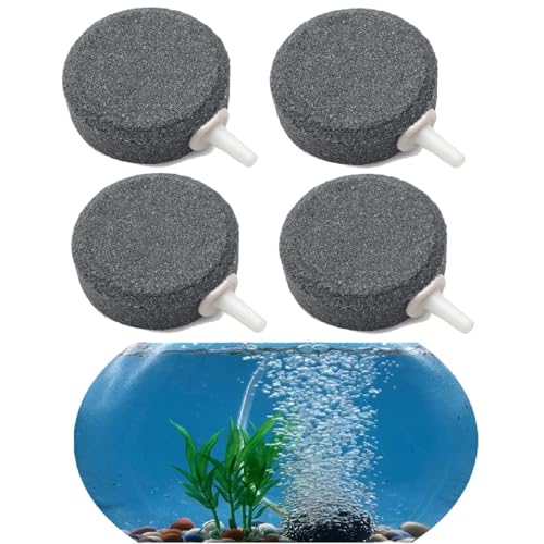 IUSOT 4 Stück Aquarium Luftstein, 4 cm Ausströmersteine für Aquarien, Sprudelstein für Aquarium, Runde Sauerstoffstein, Bubbles Sauerstoff Diffusor für Aquarien Fisch Tank Nano Luftpumpe IUSOT 4 Stück Aquarium Luftstein, 4 cm Ausströmersteine für Aquarien, Sprudelstein für Aquarium, Runde Sauerstoffstein, Bubbles Sauerstoff Diffusor für Aquarien Fisch Tank Nano Luftpumpe von IUSOT