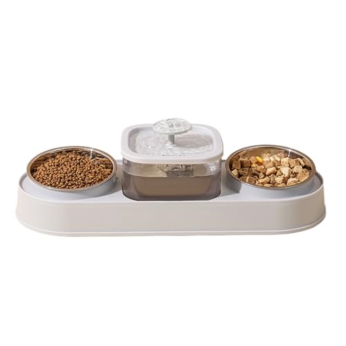 Elevating Cats Bowl Automatic Water Fountain Food Bowl AntiVomiting Dog Feeding Bowl Food Container for Small Dog Cats Elevating Cats Bowl Automatic Water Fountain Food Bowl AntiVomiting Dog Feeding Bowl Food Container for Small Dog Cats von IWOMA