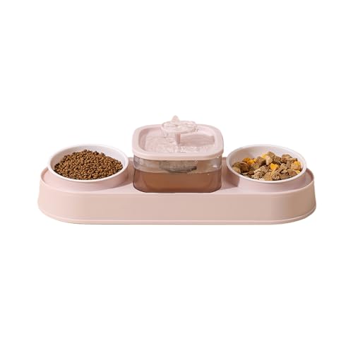 Elevating Cats Bowl Automatic Water Fountain Food Bowl AntiVomiting Dog Feeding Bowl Food Container for Small Dog Cats Elevating Cats Bowl Automatic Water Fountain Food Bowl AntiVomiting Dog Feeding Bowl Food Container for Small Dog Cats von IWOMA
