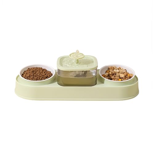 Elevating Cats Bowl Automatic Water Fountain Food Bowl AntiVomiting Dog Feeding Bowl Food Container for Small Dog Cats Elevating Cats Bowl Automatic Water Fountain Food Bowl AntiVomiting Dog Feeding Bowl Food Container for Small Dog Cats von IWOMA
