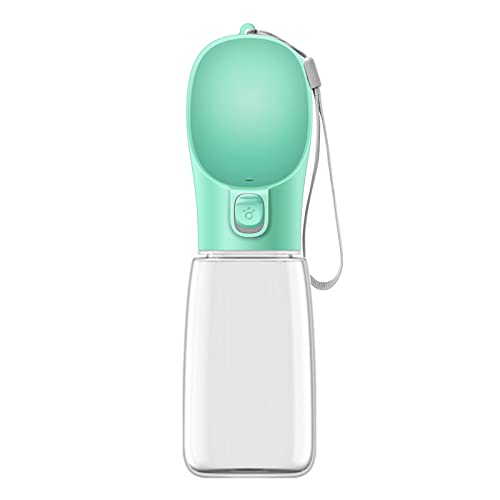 Hunde-Wasserflasche, 300 ml, tragbar, Haustier-Wasser für Hunde, Wasserspender, Welpen-Reise-Trinkbecher mit Schüssel Hunde-Wasserflasche, 300 ml, tragbar, Haustier-Wasser für Hunde, Wasserspender, Welpen-Reise-Trinkbecher mit Schüssel von IWOMA