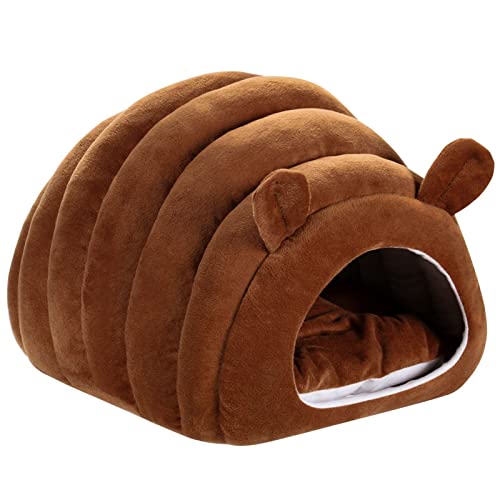Plüsch-Katzenbett Cusion, warmer Schlafsack für Hunde, Kätzchen, Raupenform, geschlossenes Haustiernest, Kätzchen, Burrow, Haus, weiches Zelt Plüsch-Katzenbett Cusion, warmer Schlafsack für Hunde, Kätzchen, Raupenform, geschlossenes Haustiernest, Kätzchen, Burrow, Haus, weiches Zelt von IWOMA