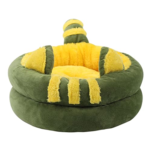 Tragbares Katzenbett für den Innenbereich, rund, waschbar, Katzenbett, beruhigendes Kissen, Haustierbett für kleine Hunde, Kätzchen, bequemes Bett Tragbares Katzenbett für den Innenbereich, rund, waschbar, Katzenbett, beruhigendes Kissen, Haustierbett für kleine Hunde, Kätzchen, bequemes Bett von IWOMA